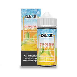 7 Daze Fusion Banana Cantaloupe Honeydew ICED 100ml Vape Juice disposable vape - Aus Vape King
