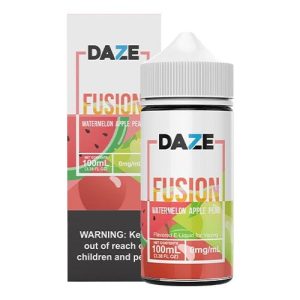7 Daze Fusion Watermelon Apple Pear 100ml Vape Juice disposable vape - Aus Vape King