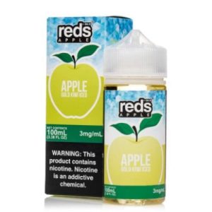 7 Daze Reds Apple Gold Kiwi Iced 100ml Vape Juice disposable vape - Aus Vape King