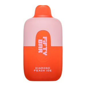Diamond Peach Ice Fifty Bar disposable vape - Aus Vape King