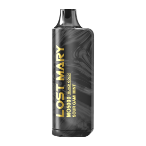 Sour Gami Mint Lost Mary MO5000 Black Gold Edition disposable vape - Aus Vape King