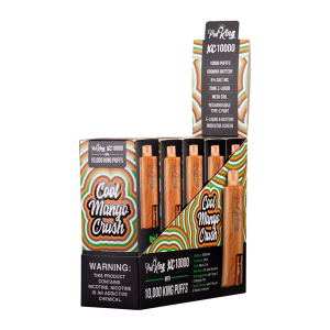 Cool Mango Crush Pod King XC10000 disposable vape - view 1 - Aus Vape King