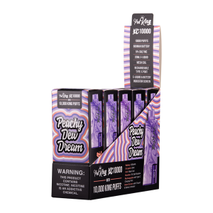 Peachy Dew Dream Pod King XC10000 disposable vape - view 1 - Aus Vape King