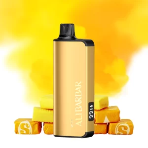Alibarbar Ingot Yellow Starburst 9000 puffs disposable vape device available online Australia