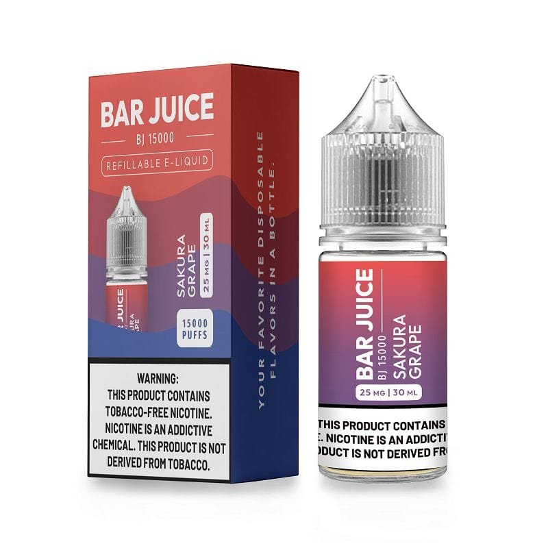 Bar Juice Sakura Grape Nic Salt Vape Juice 30ml | Vape King Australia Bar Juice Sakura Grape Nic Salt Vape Juice 30ml