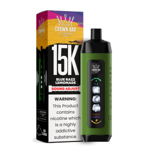 Blue Razz Lemonade Al Fakher Crown Bar Ice Adjust 15k disposable vape device Australia