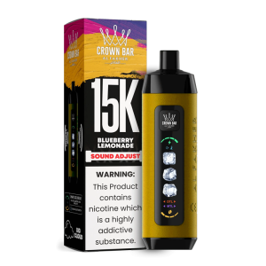 Blueberry Lemonade Al Fakher Crown Bar Ice Adjust 15k disposable vape - Aus Vape King
