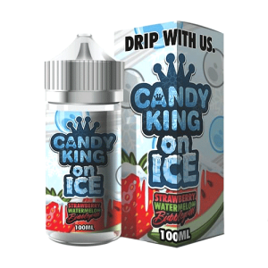 Shop | Vape King Australia Candy King on Ice Strawberry Watermelon Bubblegum 100ml Vape Juice disposable vape - Aus Vape King