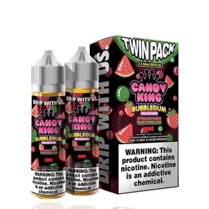 Shop | Vape King Australia Candy King Twin Pack Bubblegum Strawberry Watermelon 2x 60ml Vape Juice disposable vape - Aus Vape King