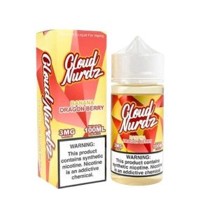 Cloud Nurdz Synthetic Banana Dragon Berry Vape Juice 100ml disposable vape - Aus Vape King