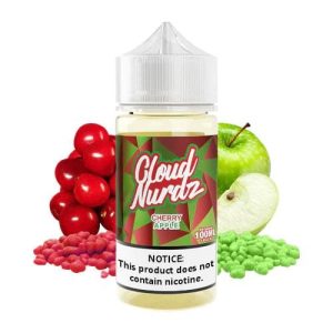 Cloud Nurdz Synthetic Cherry Apple Vape Juice 100ml disposable vape - Aus Vape King