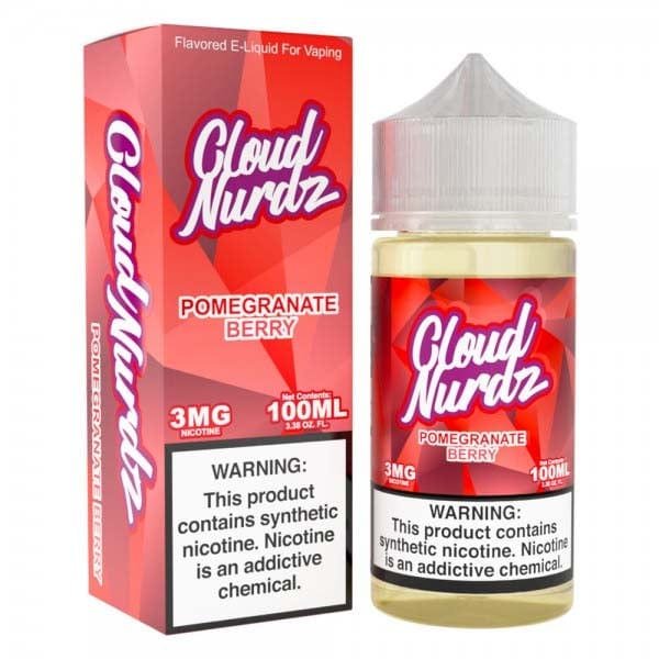Cloud Nurdz Pomegranate Berry Vape Juice 100ml | Vape King Australia Cloud Nurdz Pomegranate Berry Vape Juice 100ml