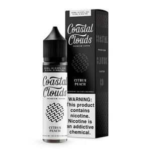 Coastal Clouds Citrus Peach 60ml Vape Juice disposable vape - Aus Vape King