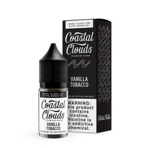Shop | Vape King Australia Coastal Clouds Vanilla Tobacco Nic Salt Vape Juice 30ml disposable vape - Aus Vape King