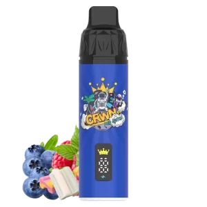 Crwn Kit โ Blueberry Raspberry Bubble Gum โ 9,000 disposable vape - Aus Vape King