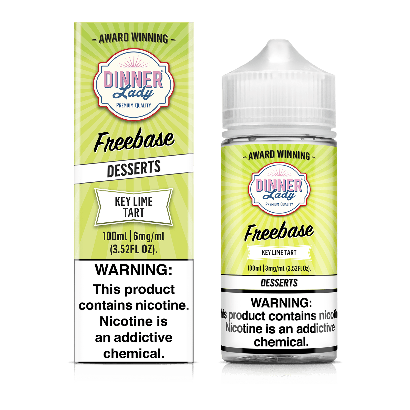 Dinner Lady Key Lime Tart 100ml | Vape King Australia Dinner Lady Key Lime Tart 100ml - Image 2