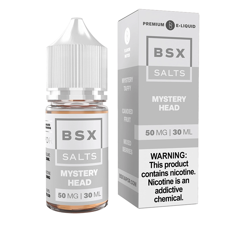 Glas BSX Mystery Head Nic Salt Vape Juice 30ml
