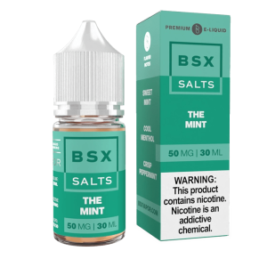 Glas BSX The Mint Nic Salt Vape Juice 30ml disposable vape - Aus Vape King