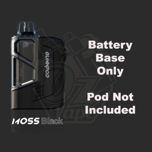 Gunnpod Moss Battery Base Only – Black disposable vape - Aus Vape King