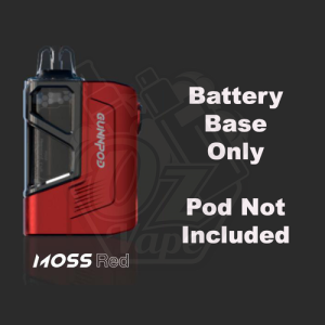 Gunnpod Moss Battery Base Only – Red disposable vape - Aus Vape King