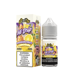 Hi-Drip Passionfruit Lemonade 30ml Nic Salt Vape Juice disposable vape - Aus Vape King