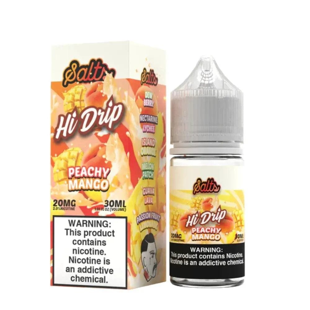 Peachy Mango Nic Salt Vape Juice 30ml – Hi Drip