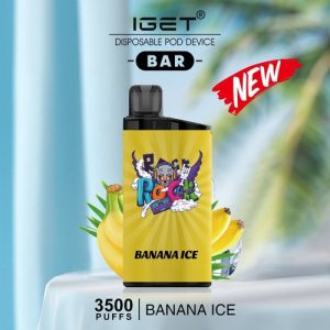 IGET Bar – Banana Ice – 3500 disposable vape - Aus Vape King
