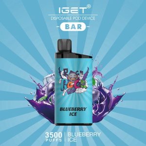 IGET Bar – Blueberry Ice – 3500 disposable vape - Aus Vape King