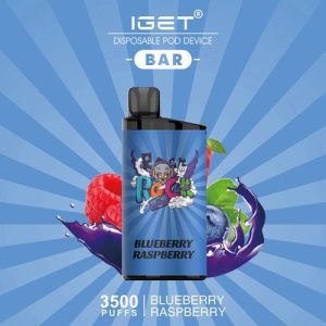 IGET Bar – Blueberry Raspberry – 3500 disposable vape - Aus Vape King