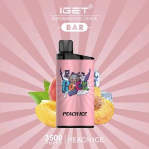 IGET Bar – Peach Ice – 3500 disposable vape - Aus Vape King