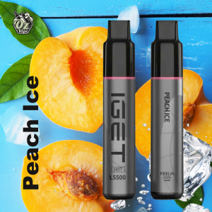 IGET Hot – Peach Ice – 5500 disposable vape - Aus Vape King