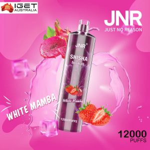 JNR Shisha Hookah – White Mamba 12,000 disposable vape - Aus Vape King