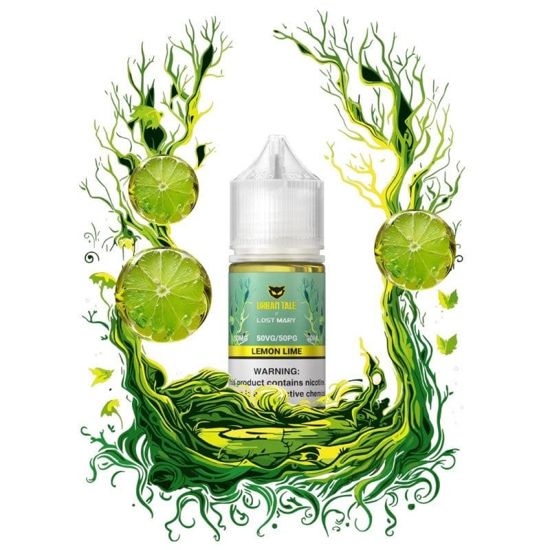 Lost Mary x Urban Tale Lemon Lime Nic Salt Vape Juice 30ml | Vape King Australia Lost Mary x Urban Tale Lemon Lime Nic Salt Vape Juice 30ml disposable vape - view 1 - Aus Vape King