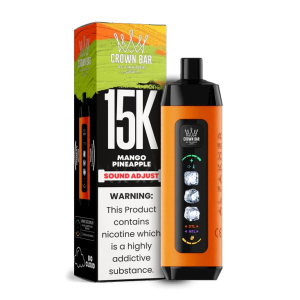 Mango Pineapple Al Fakher Crown Bar Ice Adjust 15k disposable vape - Aus Vape King