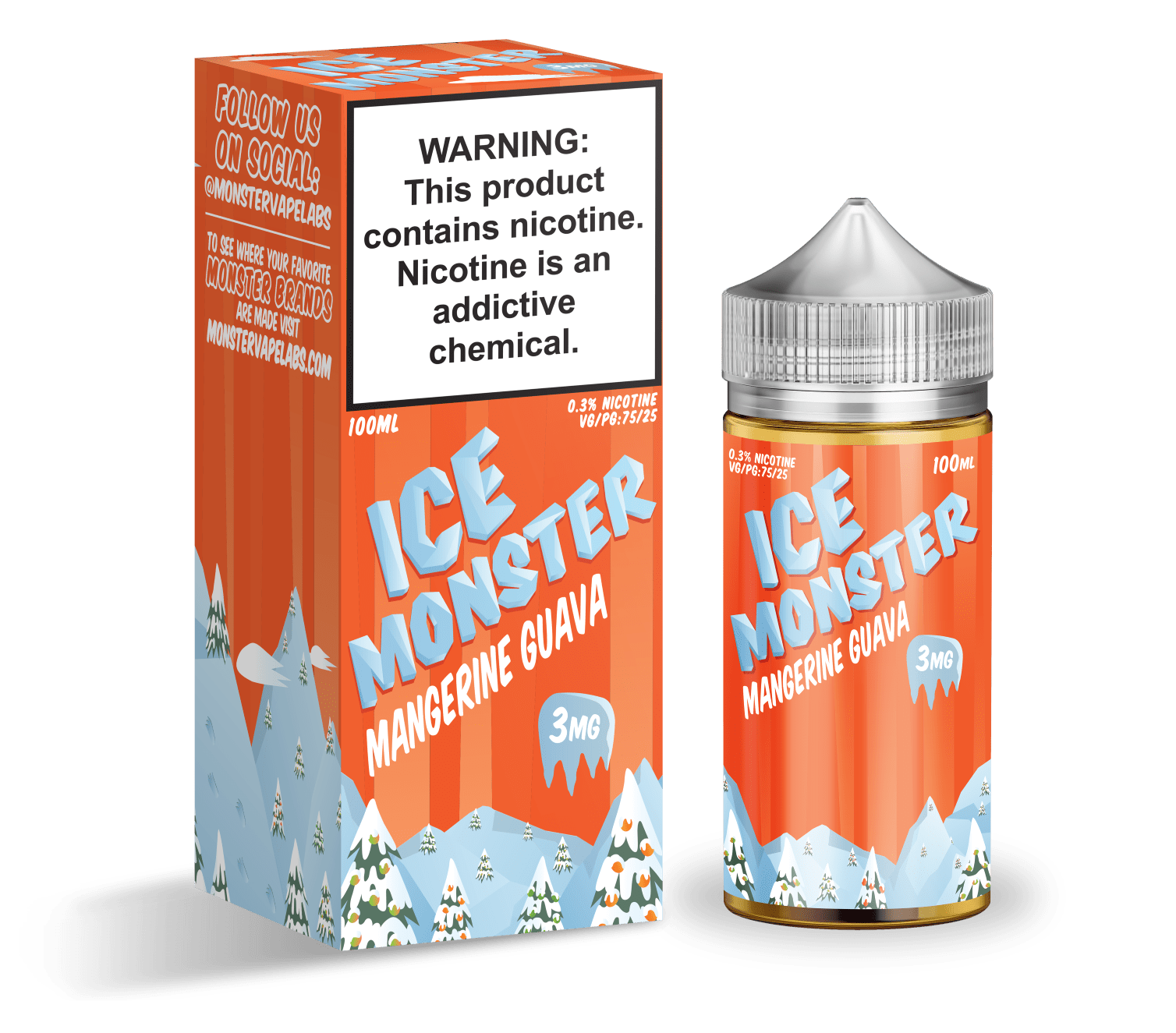 ICE Monster Mangerine Guava 100ml Vape Juice