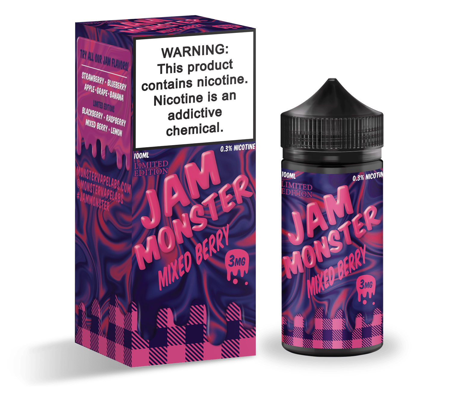 Jam Monster Mixed Berry 100ml Vape Juice