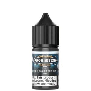 Prohibition Juice White Lightning on Ice 30ml Nic Salt Vape Juice disposable vape - Aus Vape King