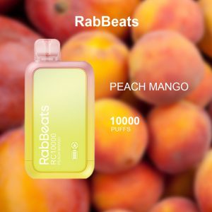 RABBEATS BAR PEACH MANGO – 10,000 PUFFS – AusVape Direct disposable vape - Aus Vape King