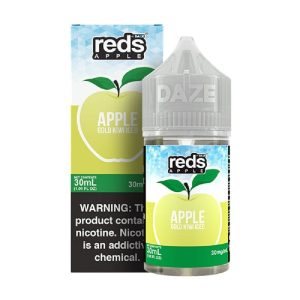 Shop | Vape King Australia 7 Daze Reds Salts Apple Gold Kiwi Iced Nic Salt Vape Juice 30ml disposable vape - Aus Vape King