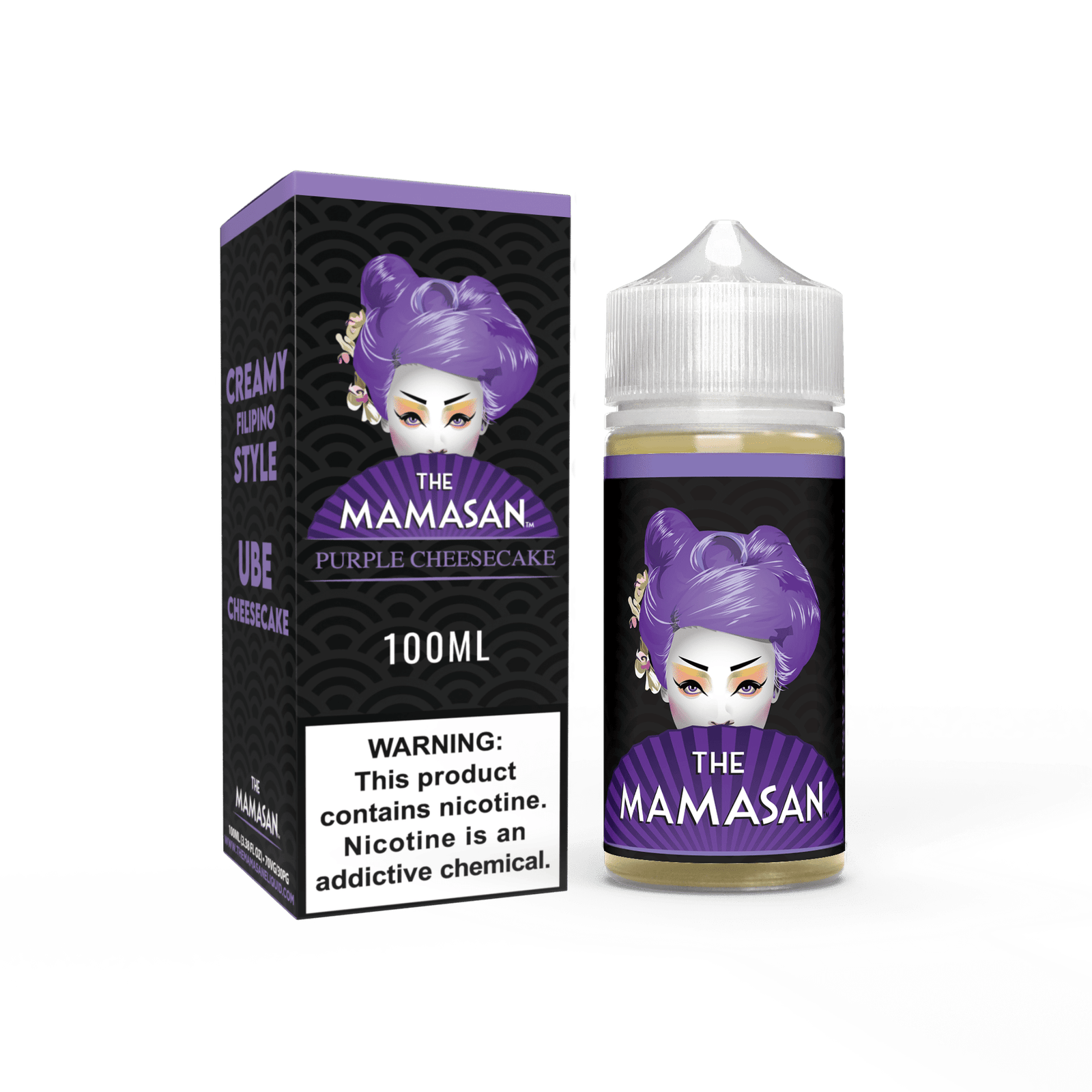 The Mamasan Purple Cheesecake 100ml Vape Juice