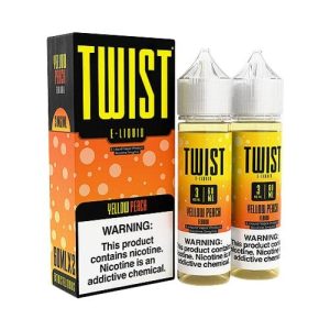 Twist E-Liquid Yellow Peach (Previously Peach Blossom Lemonade) 120ml Vape Juice disposable vape - Aus Vape King