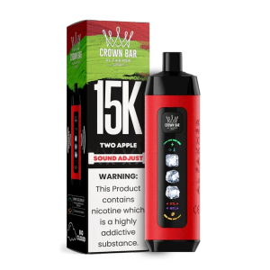 Two Apple Al Fakher Crown Bar Ice Adjust 15k disposable vape - Aus Vape King