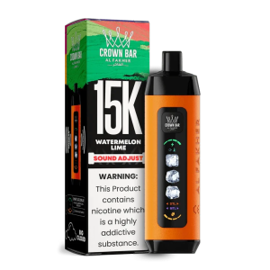 Watermelon Lime Al Fakher Crown Bar Ice Adjust 15k disposable vape - Aus Vape King