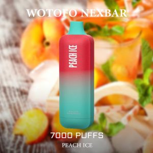 WOTOFO NEXBAR PEACH ICE – 7,000 PUFFS – AusVape Direct disposable vape - Aus Vape King
