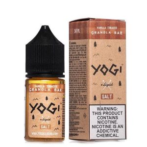 Yogi Vanilla Tobacco Granola Bar 30ml Nic Salt Vape Juice disposable vape - Aus Vape King